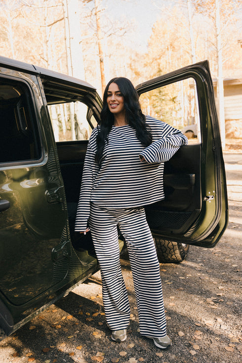 Weekender Striped Pullover